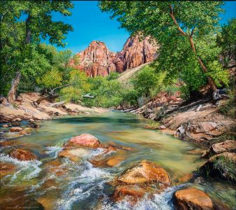Zion Spring - Commissioned Painting