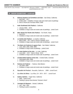 Resume & Exhibition History 202110241024 3