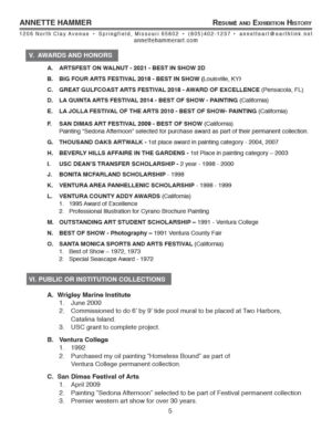 Resume & Exhibition History 202110241024 5